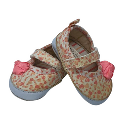 Peach and Pink Speckled Shoes