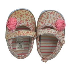 Peach and Pink Speckled Shoes