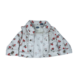 White Demin Button Up Jacket