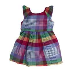 Colourful Plaid Summer Dress