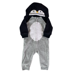 Penguin Costume in Grey and Black 9-12 months / Unisex / Halloween