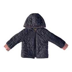 Navy and Pink Polkadot Jacket 12-18 months / Female / Everyday