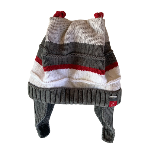 Four Point Striped Winter Hat