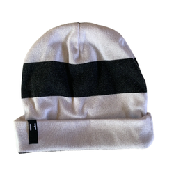 Black and White Stripe Beanie