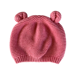 Pink Knit Bear Hat 3-6 months / Female / Everyday