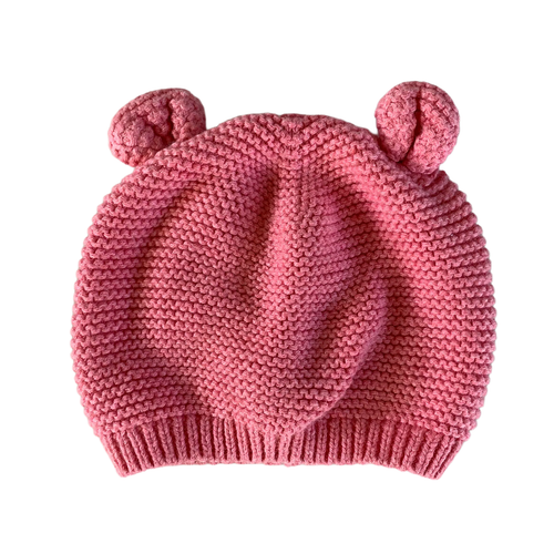 Pink Knit Bear Hat 3-6 months / Female / Everyday