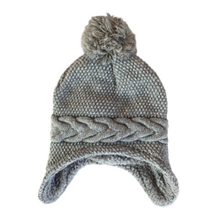 Soft and Fuzzy Grey Winter Hat Medium / Female / Everyday