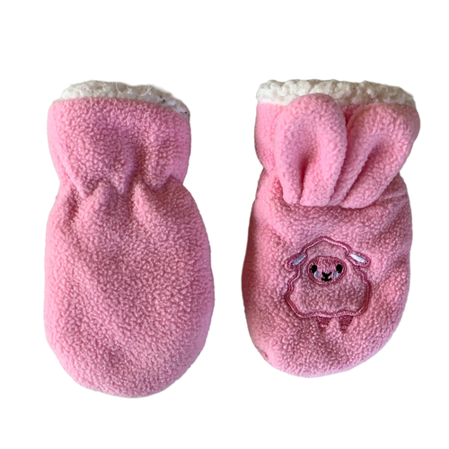 Pink Little Lamb Mittens Medium / Female / Everyday