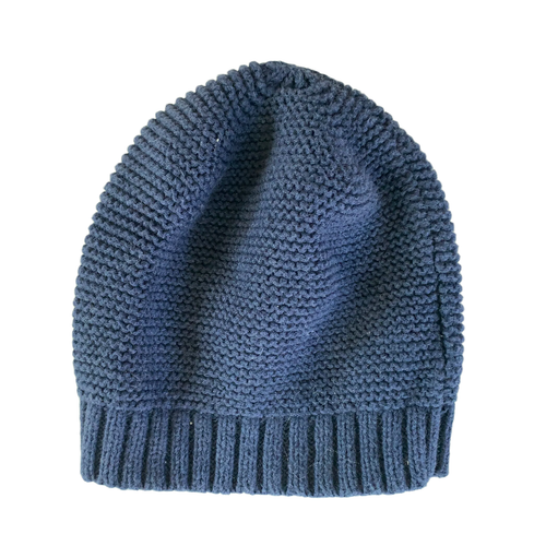 Navy Knit Beanie 6-12 months / Unisex / Everyday