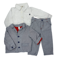 Blue Stripe Set 12-18 months / Male / Formal