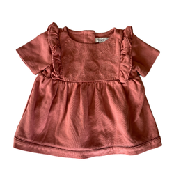 Leaf Embroidery Dress 3-6 months / Female / Formal