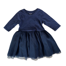 Navy Blue Knit Dress 12-18 months / Female / Everyday