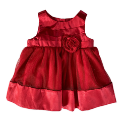 Red Satin Dress 3-6 months / Female / Formal