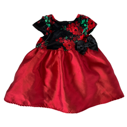 Beautiful Velour and Satin Dress 9-12 months / Female / Formal