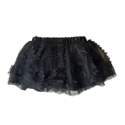 Black Rose Tulle Skirt 12-18 months / Female / Formal