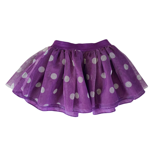 Purple Polka Dot Skirt 12-18 months / Female / Everyday