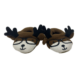 Brown Moose Slippers