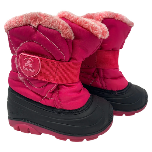 Kamik Pink and Black Winter Boot