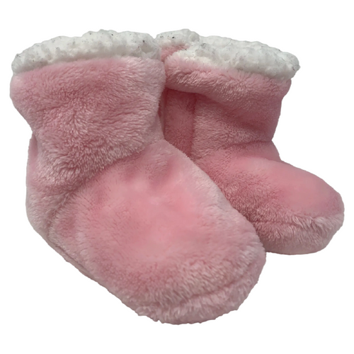 Fuzzy and Soft Pink Slippers