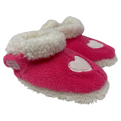 Pink Heart Slippers