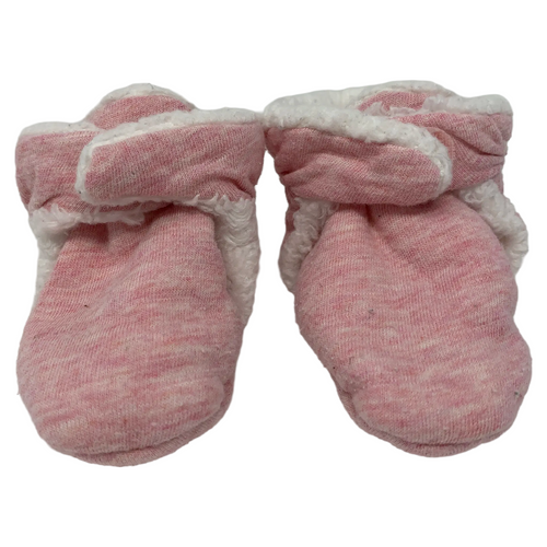 Soft Pink Wrap Slippers