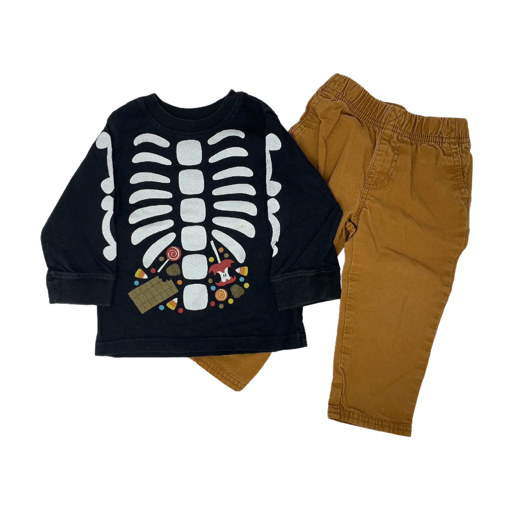 Skeleton and Treats 12-18 months / Male / Halloween