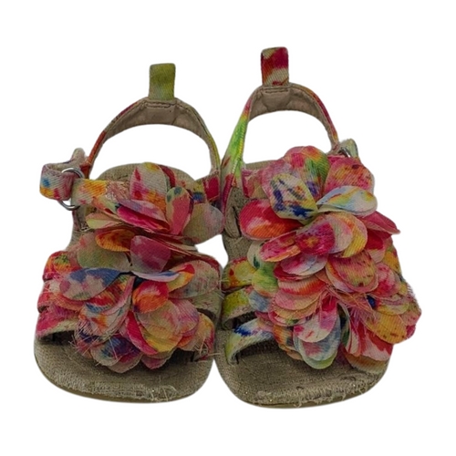 Flower Brown Sandals