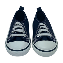 Navy Sneakers, Size 4