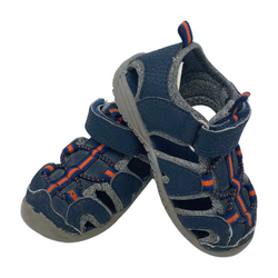 Navy Velcro Sandals