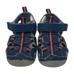 Navy Velcro Sandals