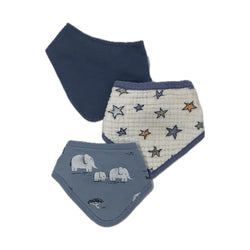 Elephant and Stars Bandana Bibs