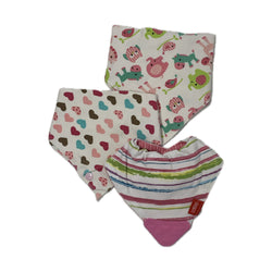 Pink Bandana Bibs