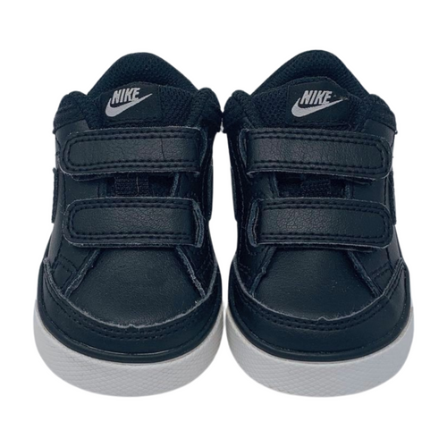 Black nike velcro shoes best sale