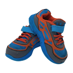 Blue and Orange Shoes, Size 7