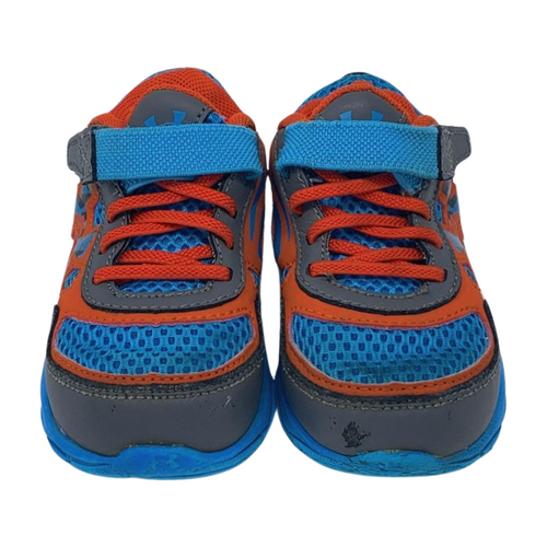 Blue and Orange Shoes, Size 7