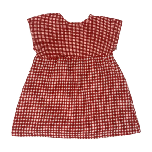 Red and White Dress | 12-18-months Formal Wear for Baby Girl | Affordable and Sustainable Baby Clothes in Canada Bundled Red and White Dress | 12-18-months Formal Wear for Baby Girl | Affordable and Sustainable Baby Clothes in Canada Bundled