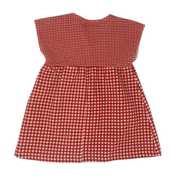Red and White Dress