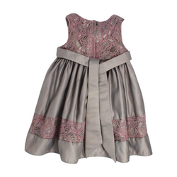 Pink and Silver Formal Dress
