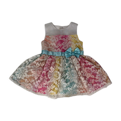 Rainbow Striped Dress