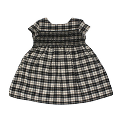 Black and White Plaid Dress