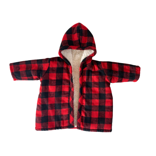 Check Pattern House Coat 6-12 months, 9-12 months / Male / Everyday