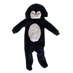 Fuzzy Penguin Suit 6-9 months / Unisex / Halloween