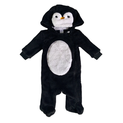 Penguin Costume in Black and White 0-3 months / Unisex / Halloween