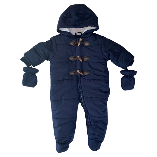 Warm and Cosy Navy Snowsuit 6-9 months / Male / Everyday