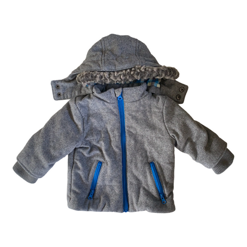 Blue and Grey Winter Coat 6-12 months / Male / Everyday