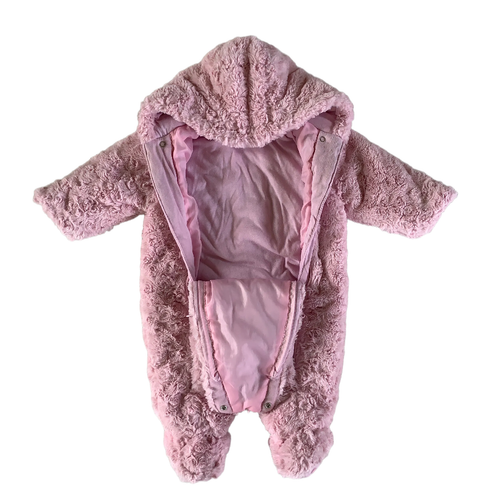 Ultra Soft Pink Winter Bunting Suit 3-6 months / Female / Everyday