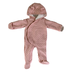 Pink Quilted Snap Close Bunting Suit 6-9 months / Female / Everyday