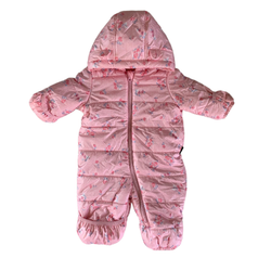 Pink Floral Winter Snowsuit 3-6 months / Female / Everyday