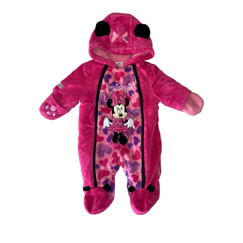 Fleece Minnie Mouse Bunting Suit 3-6 months / Female / Everyday