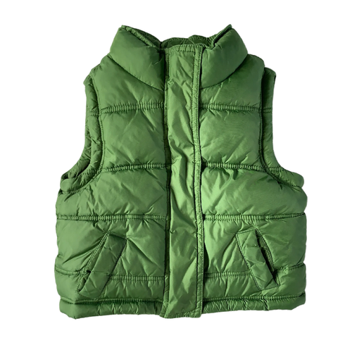 Puffy Green Vest